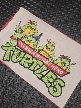 Vintage TMNT Pillowcase Teenage Mutant Ninja Turtles 90s Raphael Leonardo